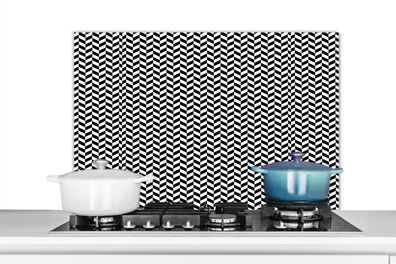 Spritzschutz Küchenrückwand - 90x60 cm Abstrakt - Muster - Gestaltung - Linie