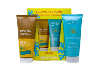 Biotherm Waterlover Hydrating Sun Milk SPF 50+ Lait Oligo Thermal 200 ml Set