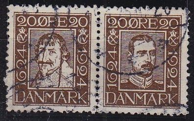 Dänemark Danmark [1924] MiNr 0136 + 33 ( O/ used )