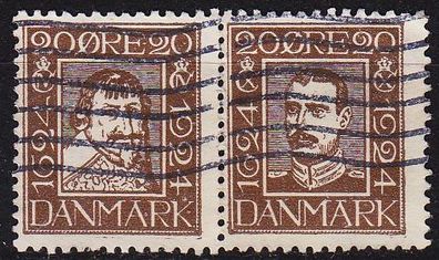 Dänemark Danmark [1924] MiNr 0139 + 42 ( O/ used )