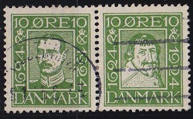 Dänemark Danmark [1924] MiNr 0140 + 37 ( O/ used )