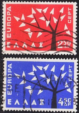 Griechenland GREECE [1962] MiNr 0796-97 ( O/ used ) CEPT