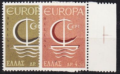Griechenland GREECE [1966] MiNr 0919-20 ( * */ mnh ) CEPT