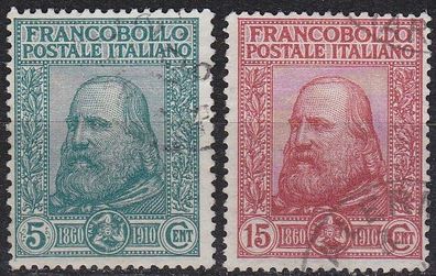 Italien ITALY [1910] MiNr 0095-96 ( O/ used )