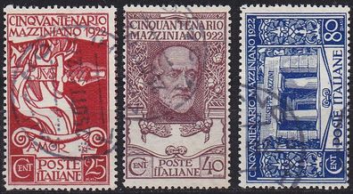 Italien ITALY [1922] MiNr 0157-59 ( O/ used ) [01]