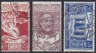 Italien ITALY [1922] MiNr 0157-59 ( O/ used ) [02]