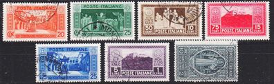 Italien ITALY [1928] MiNr 0318-24 ( O/ used )