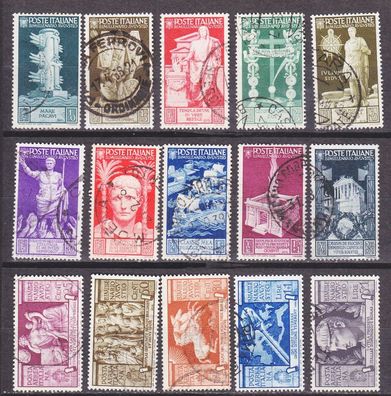 Italien ITALY [1937] MiNr 0576-90 ( O/ used )