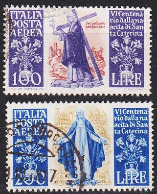 Italien ITALY [1948] MiNr 0744-45 ( O/ used )