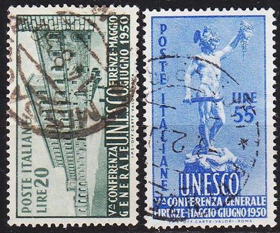 Italien ITALY [1950] MiNr 0791-92 ( O/ used )