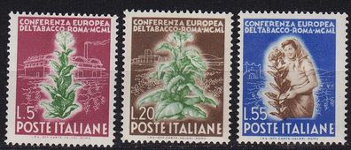 Italien ITALY [1950] MiNr 0802-04 ( * */ mnh ) Europa