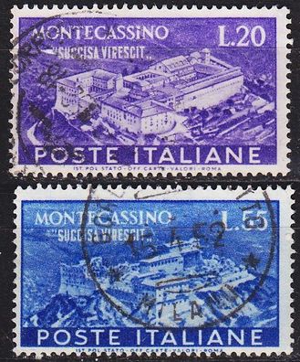 Italien ITALY [1951] MiNr 0837-38 ( O/ used )