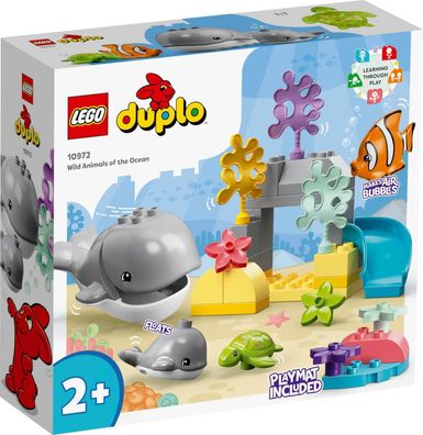LEGO DUPLO 10971 Wilde Tiere des Ozeans Spielspass Spielset Bausteine Klemmsteine