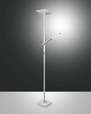 Fabas Luce Ideal, Stehleuchte, LED, 40W + 8W, Aluminium, weiß 3550-10-102