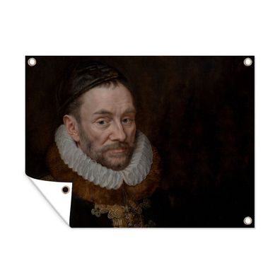 Outdoor-Poster Gartenposter 120x90 cm Wilhelm von Oranien - Gemälde - Alte Meister -