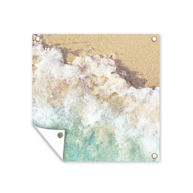 Outdoor-Poster Gartenposter 50x50 cm Golf - Strand - Meer - Wasser (Gr. 50x50 cm)