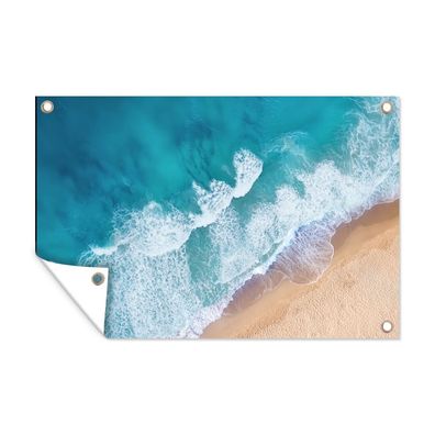 Outdoor-Poster Gartenposter 60x40 cm Strand - Wasser - Meer (Gr. 60x40 cm)