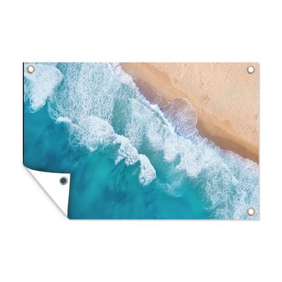 Outdoor-Poster Gartenposter 120x80 cm Wasser - Meer - Strand - Sommer