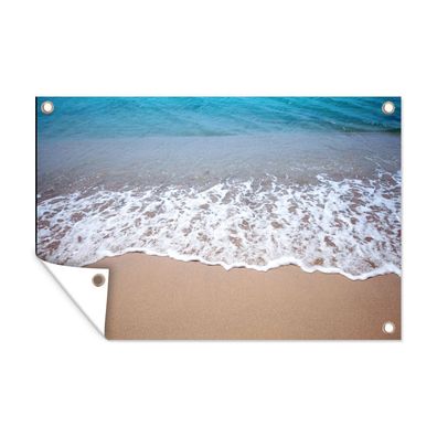 Outdoor-Poster Gartenposter 90x60 cm Wasser - Golf - Strand (Gr. 90x60 cm)