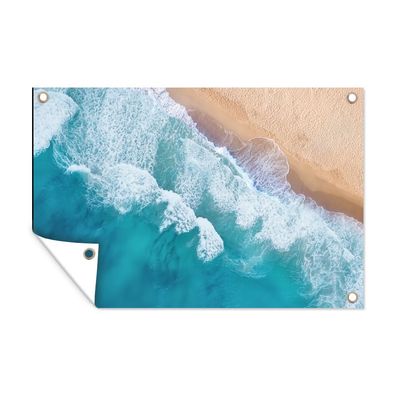 Outdoor-Poster Gartenposter 90x60 cm Wasser - Meer - Strand - Sommer (Gr. 90x60 cm)