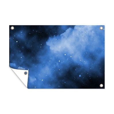 Outdoor-Poster Gartenposter 120x80 cm Sterne - Weltraum - Universum (Gr. 120x80 cm)