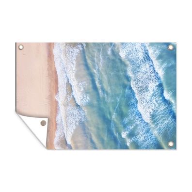 Outdoor-Poster Gartenposter 60x40 cm Strand - Wasser - Meer (Gr. 60x40 cm)