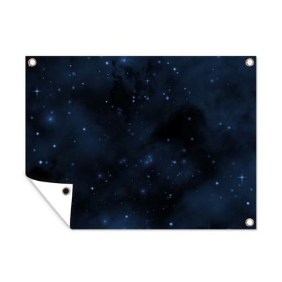 Outdoor-Poster Gartenposter 80x60 cm Nacht - Universum - Sternenhimmel
