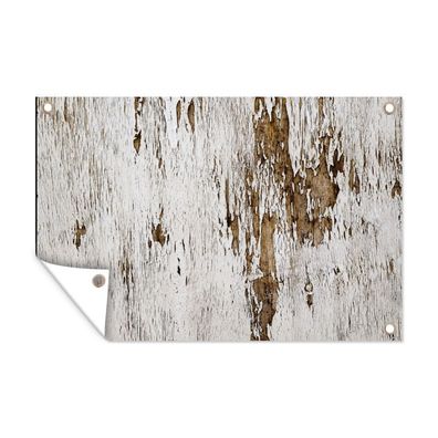 Outdoor-Poster Gartenposter 60x40 cm Holz - Rustikal - Baum (Gr. 60x40 cm)
