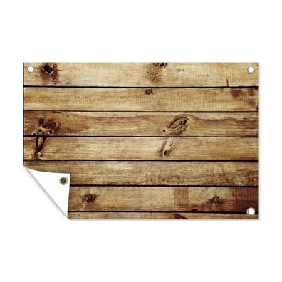 Outdoor-Poster Gartenposter 60x40 cm Holz - Bohlen - Struktur (Gr. 60x40 cm)