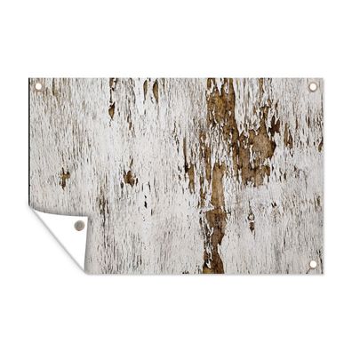 Outdoor-Poster Gartenposter 60x40 cm Holz - Rustikal - Baum (Gr. 60x40 cm)