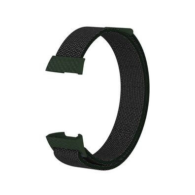 Nylon Armband Ersatzband Sport Leder Für Fitbit Charge 3/4 Reflektierend Schwarz