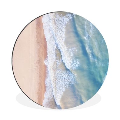 Wandbild Runde Bilder 120x120 cm Strand - Wasser - Meer (Gr. 120x120 cm)