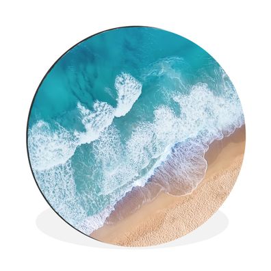 Wandbild Runde Bilder 120x120 cm Strand - Wasser - Meer (Gr. 120x120 cm)