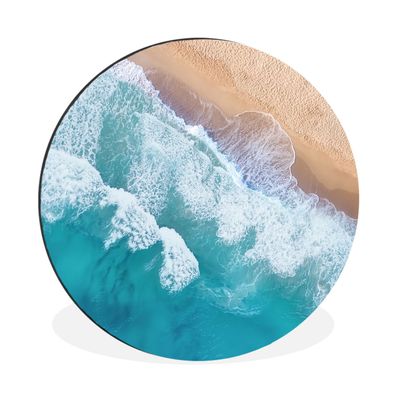 Wandbild Runde Bilder 60x60 cm Wasser - Meer - Strand - Sommer (Gr. 60x60 cm)