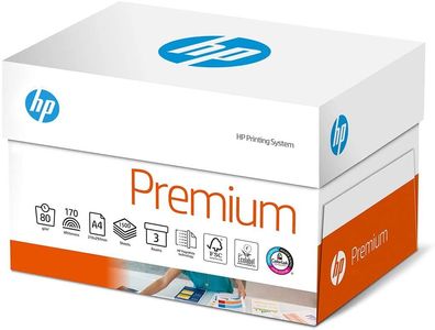 HP Kopierpapier Premium CHP 850 TrioBox: 80g, A4, 1500 Blatt (3x500), extraglatt, ...