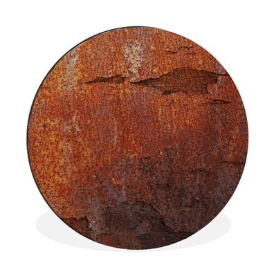 Wandbild Runde Bilder 90x90 cm Rost - Vintage - Stahl (Gr. 90x90 cm)
