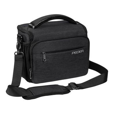 PEDEA Kameratasche Gr. XL NOBLE Foto Tasche mit Regenschutz und Zubehörfächer, a