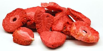 1000g Bio Erdbeeren gefriergetrocknet Scheiben ohne Zusätze 100% Frucht