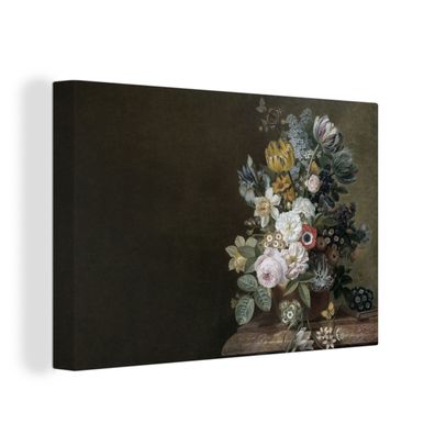 Leinwandbilder - Wanddeko 120x80 cm Blumen - Eelke Jelles Eelkema - Alte Meister