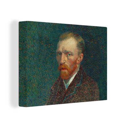 Leinwandbilder - Wanddeko 80x60 cm Kunst - Van Gogh - Alte Meister - Selbstporträt