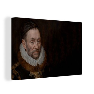 Leinwandbilder - Wanddeko 60x40 cm Wilhelm von Oranien - Gemälde - Alte Meister - Kun