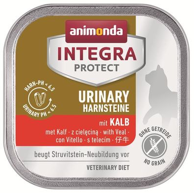 animonda ¦ Integra Protect - Urinary - kalb - 16 x 100g ¦ nasses Katzenfutter in ...