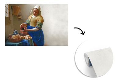 Tapete Fototapete - 450x300 cm Das Milchmädchen - Kunst - Alte Meister - Vermeer