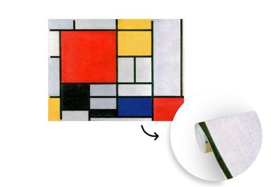 Tapete Fototapete - 300x240 cm Kunst - Mondrian - Alte Meister (Gr. 300x240 cm)