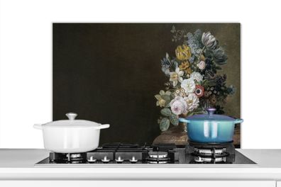 Spritzschutz Küchenrückwand - 80x55 cm Blumen - Eelke Jelles Eelkema - Alte Meister