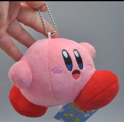 Kirby gehend Anhänger Key Chain Plüsch Figur Stofftier Kuscheltier 12 cm
