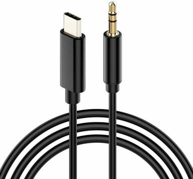 USB Type C zu 3.5 mm Kabel Klinkenbuchse Klinkenstecker Audio AUX für Samsung