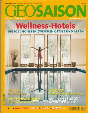 Geo Saison Das Reisemagazin Wellness Hotels - Die 20 schönsten zwischen Ostsee und Al
