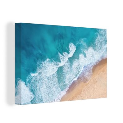 Leinwandbilder - Wanddeko 140x90 cm Strand - Wasser - Meer (Gr. 140x90 cm)