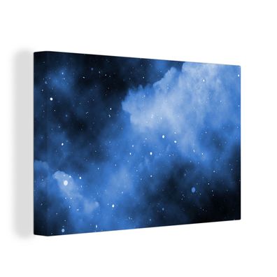 Leinwandbilder - Wanddeko 140x90 cm Sterne - Weltraum - Universum (Gr. 140x90 cm)
